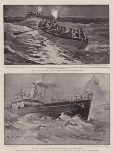 Wrak Stelli na skałach Casquet w pobliżu Alderney